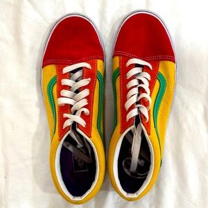 Vans multicolored suede